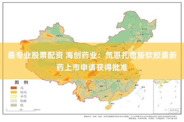 最专业股票配资 海创药业：氘恩扎鲁胺软胶囊新药上市申请获得批准