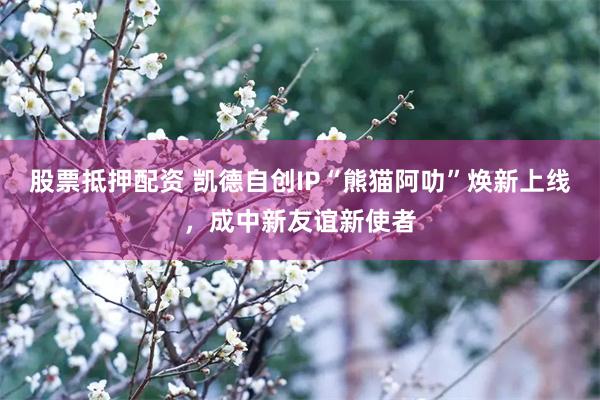 股票抵押配资 凯德自创IP“熊猫阿叻”焕新上线，成中新友谊新使者