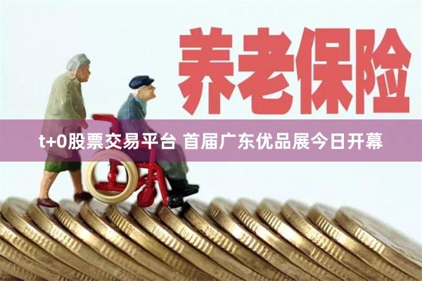 t+0股票交易平台 首届广东优品展今日开幕