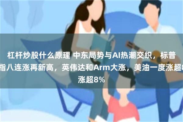 杠杆炒股什么原理 中东局势与AI热潮交织，标普纳指八连涨再新高，英伟达和Arm大涨，美油一度涨超8%