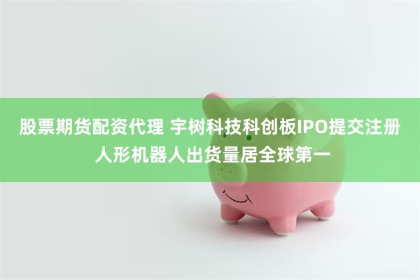 股票期货配资代理 宇树科技科创板IPO提交注册 人形机器人出货量居全球第一