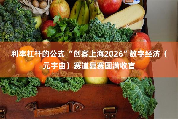 利率杠杆的公式 “创客上海2026”数字经济（元宇宙）赛道复赛圆满收官