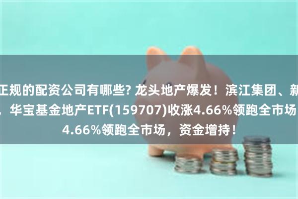 正规的配资公司有哪些? 龙头地产爆发！滨江集团、新城控股涨停，华宝基金地产ETF(159707)收涨4.66%领跑全市场，资金增持！