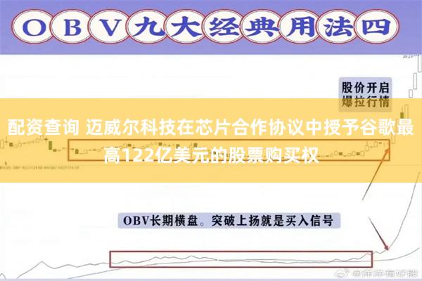 配资查询 迈威尔科技在芯片合作协议中授予谷歌最高122亿美元的股票购买权