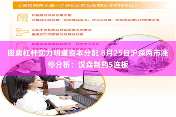 股票杠杆实力明道资本分配 8月25日沪深两市涨停分析：汉森制药5连板